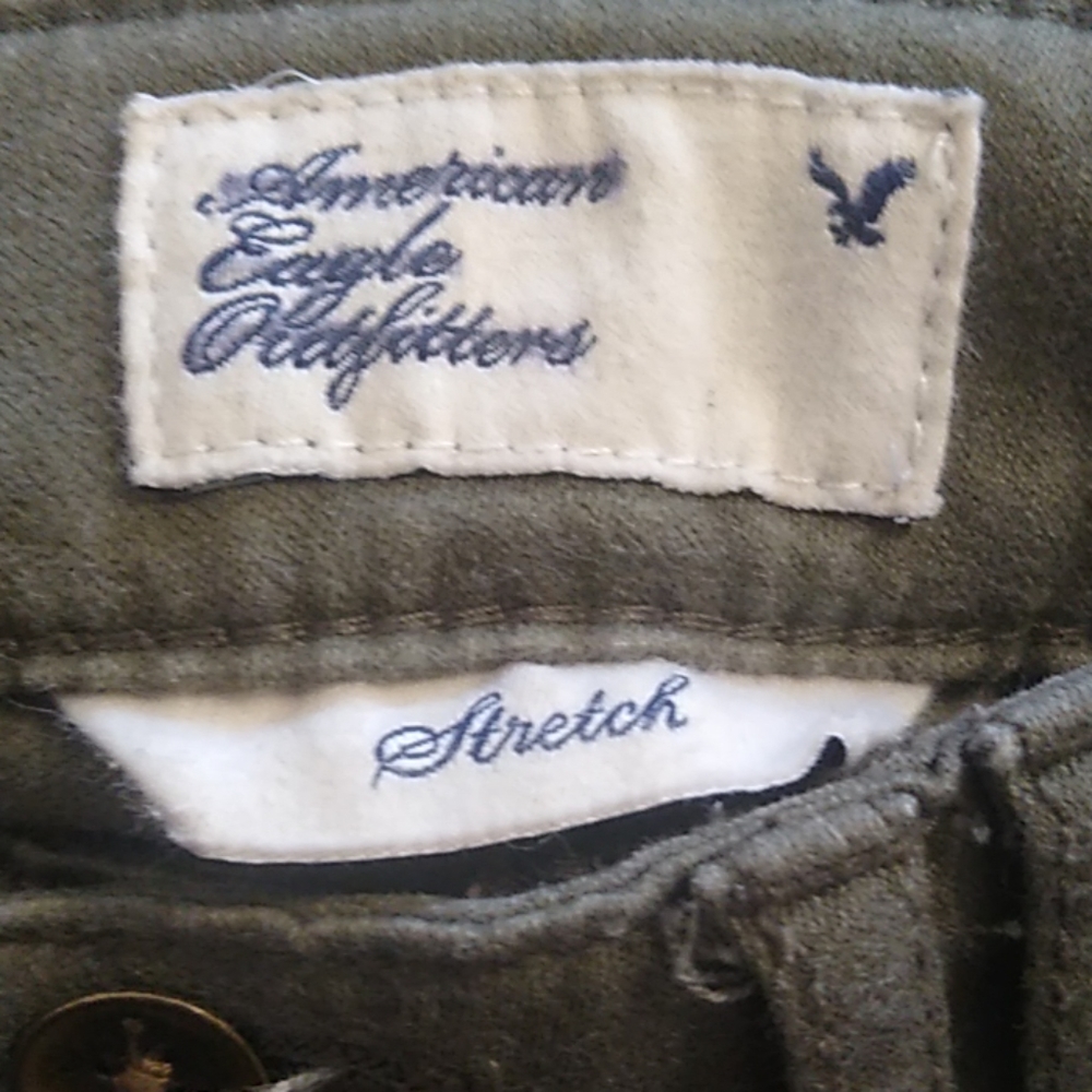 Olive Green cargo pants - Picture 3 of 4